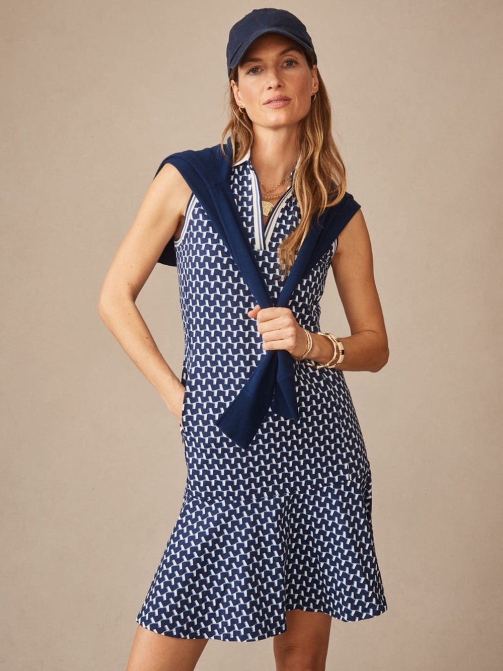 J.McLaughlin Duncan Blue Merlin Dress